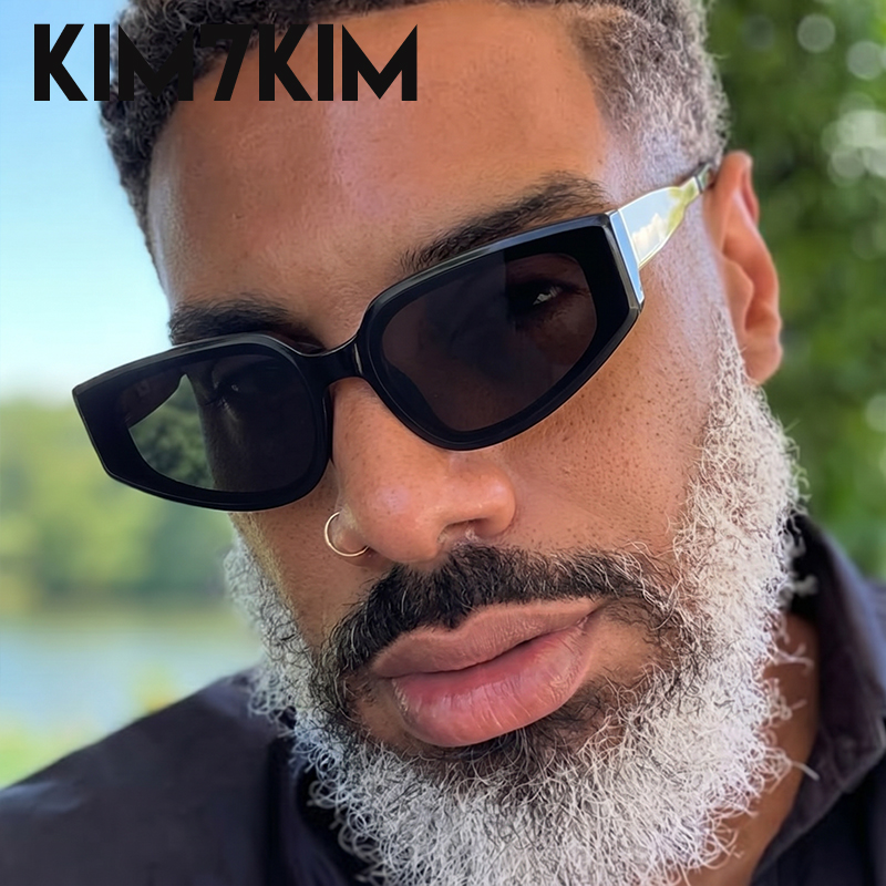Streetwear Brand Cat - Vintage Geometric Steampunk Sunglasses Men 2026