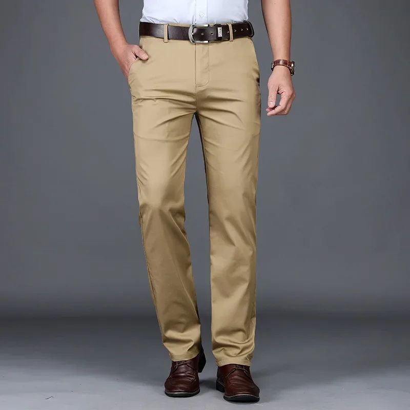 Summer Thin Men's Slim Suit Pa - огляд і ціна Streetwear Brand Pants