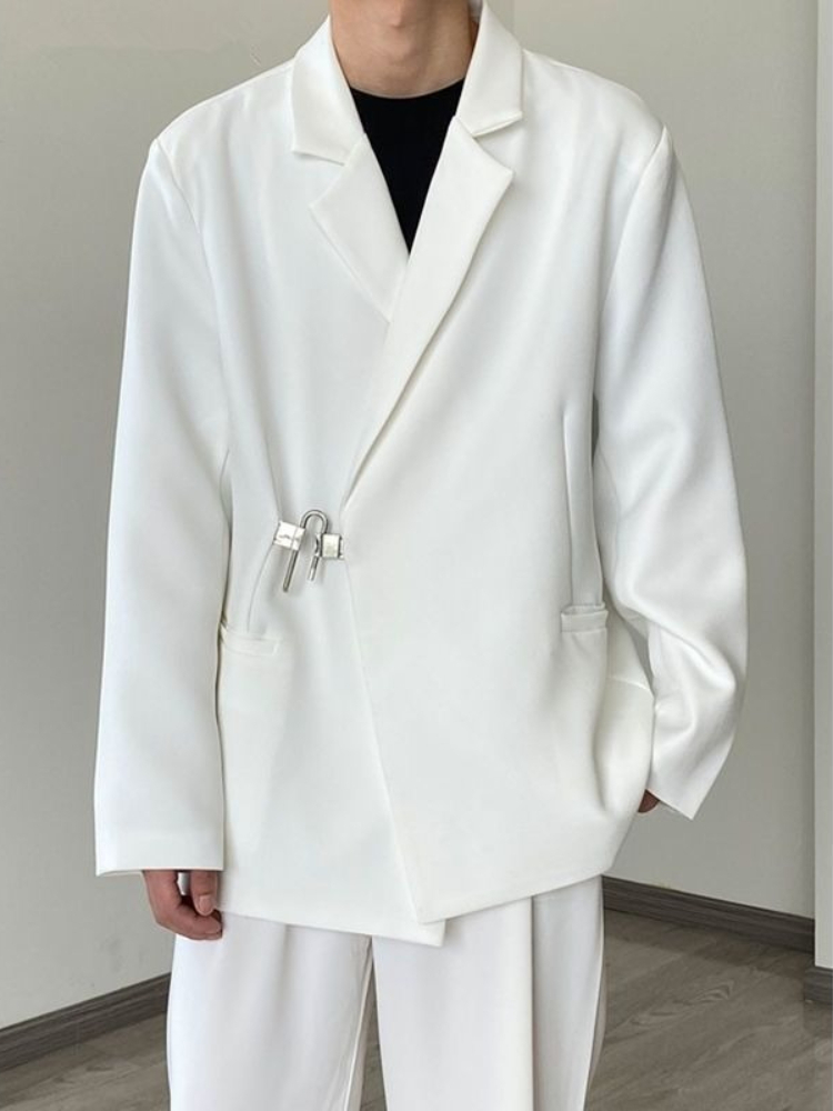 Men's White Casual Blazer Set  - огляд і ціна Brand Streetwear Instagram