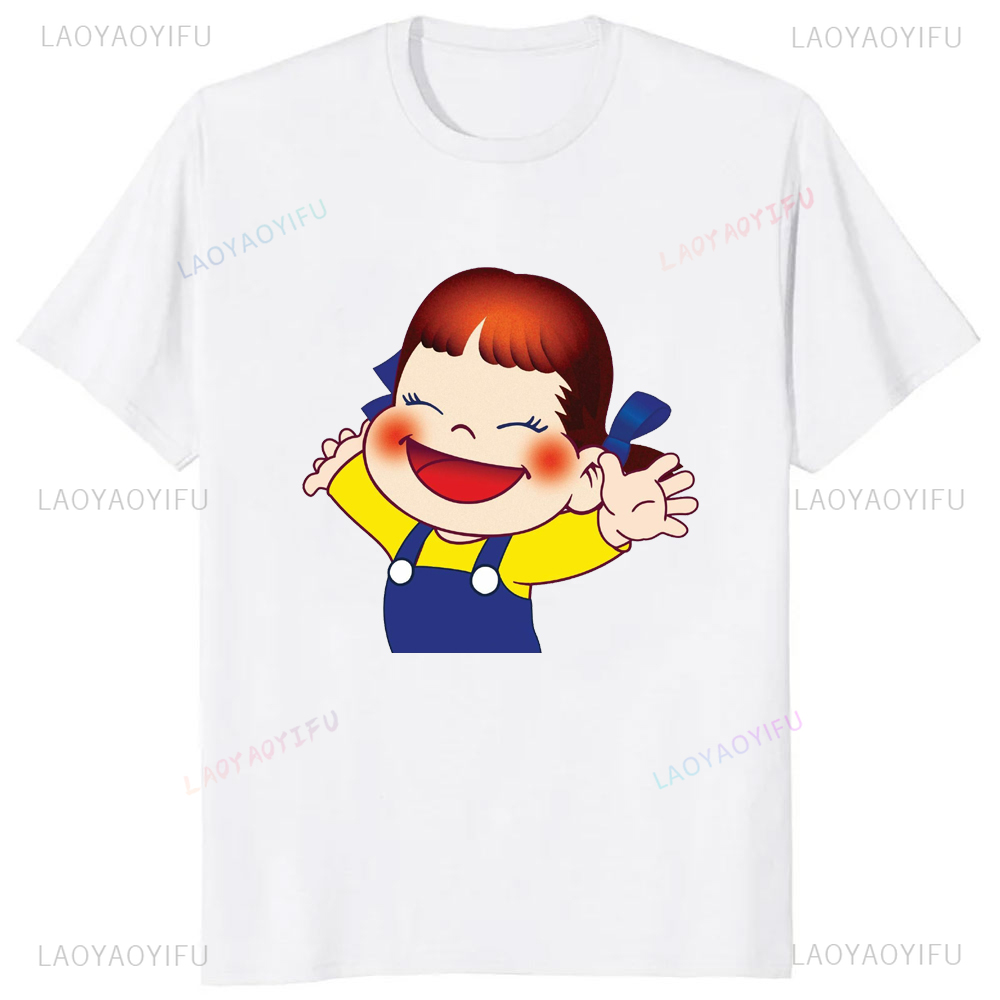 Japanese Kawaii Girl Milk Peko - огляд і ціна Streetwear Brand T Shirt