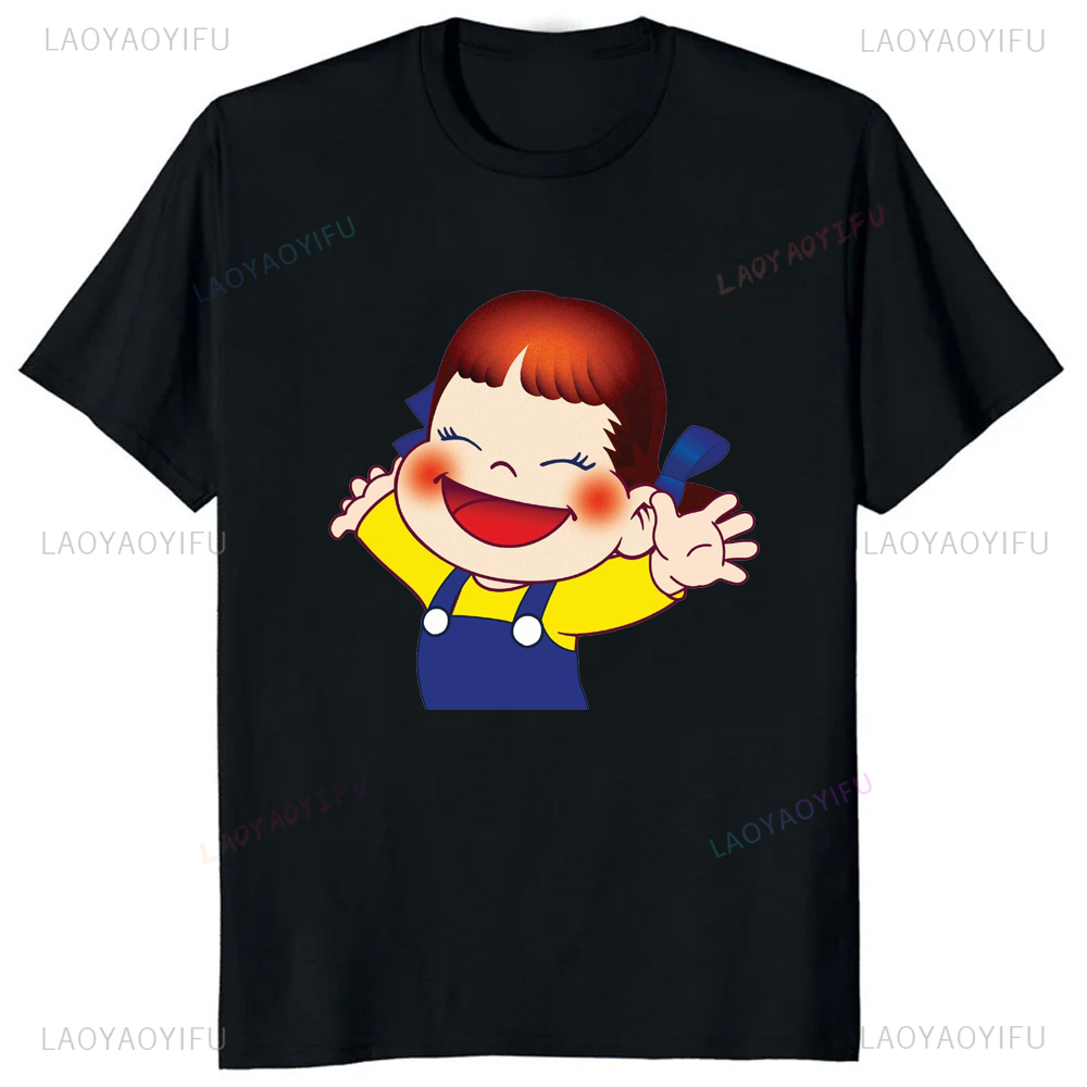 Japanese Kawaii Girl Milk Peko - огляд і ціна Streetwear Brand T Shirt