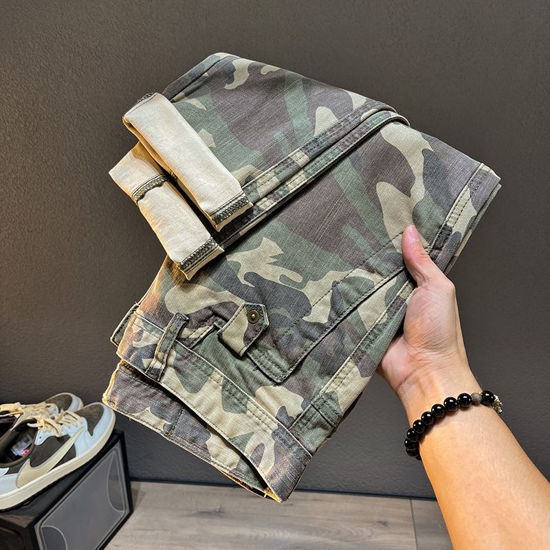 Splicing Camo Pants Men's 2026 - огляд і ціна Streetwear Brand Pants