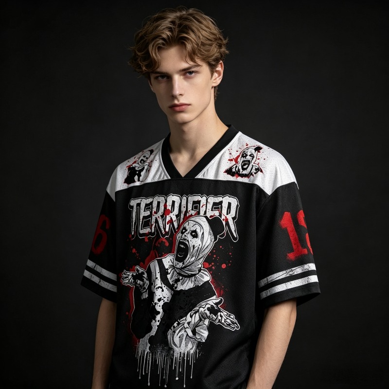 Terrifier Art The Clown Horror - огляд і ціна Streetwear Brand T Shirt