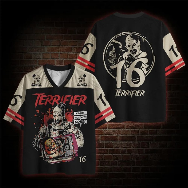 Terrifier Art The Clown Horror - огляд і ціна Streetwear Brand T Shirt