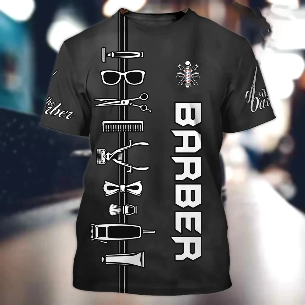 Men's Summer Fashion Barber Pi - огляд і ціна Streetwear Brand T Shirt