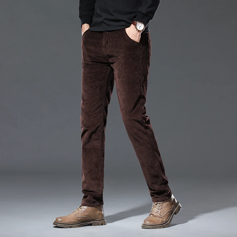 Winter New Men's Corduroy Flee - огляд і ціна Streetwear Brand Pants