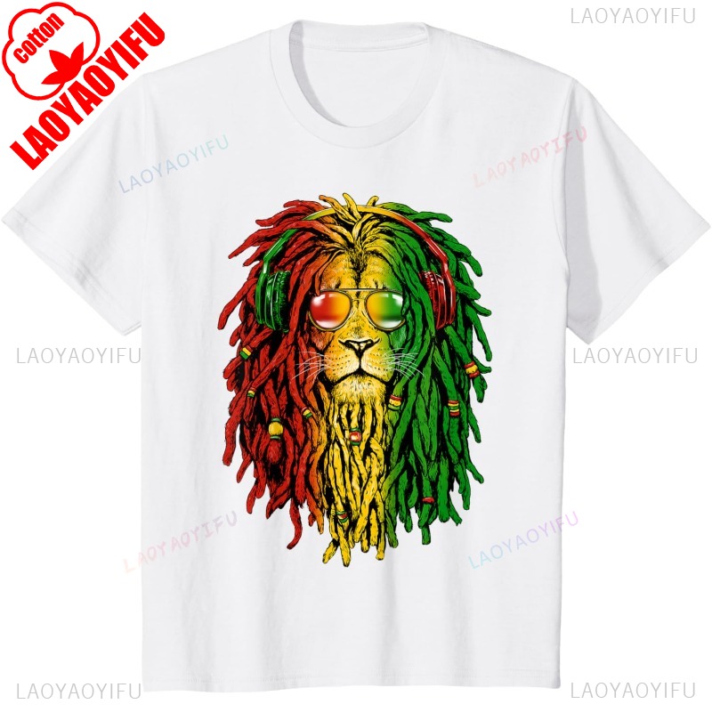 New Arrival Rasta Reggae Lion  - огляд і ціна Streetwear Brand T Shirt